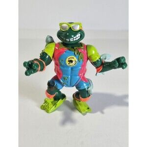 1990 TMNT Mike Sewer Surfer Michelangelo Figure Playmates Vintage Ninja Turtles